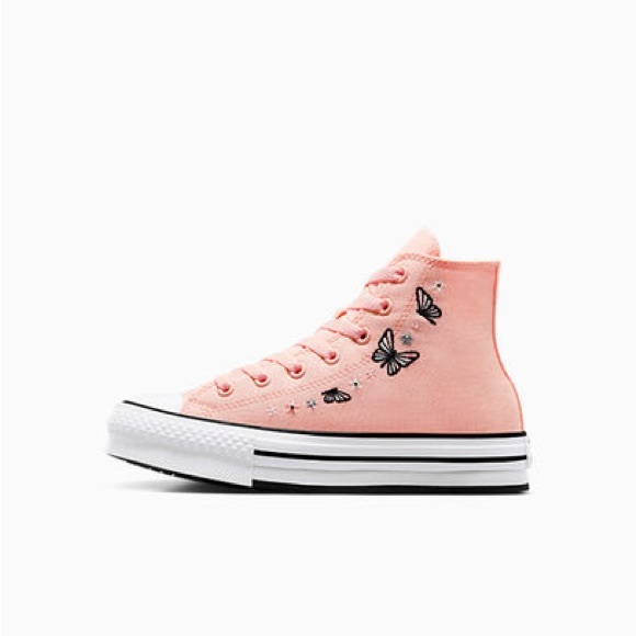 NEW Converse Chuck Taylor All Stars Size 5 kids/girls/soft Peach color HARD FIND - Picture 8 of 12